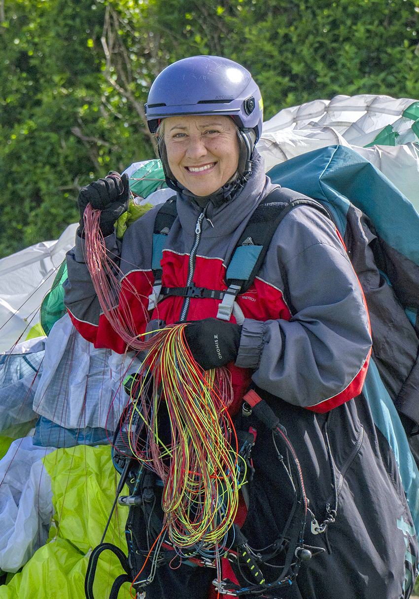 La piloto Nieves de Vuela Asturias
